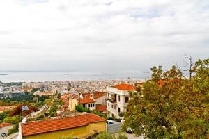 Aerial view of Thessaloniki, Greece photo