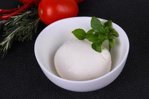 Italian Mozzarella cheese ball photo