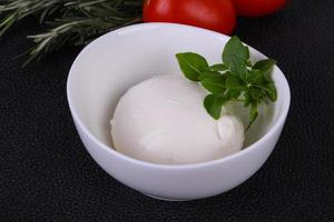 Italian Mozzarella cheese ball photo