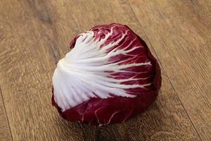 Fresh radicchio salad photo