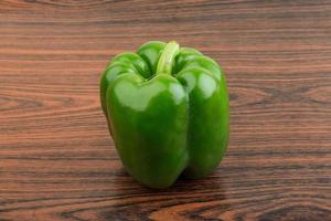 Green Bulgarian pepper photo