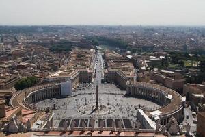 St. Peter's Square from Rome in Vatican State photo