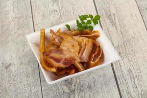 Pork ear snack photo