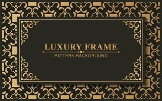 Elegant decorative frame design background vector
