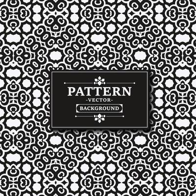 flat ornament line pattern design