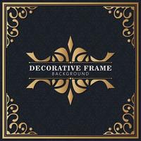 Elegant decorative frame design background vector