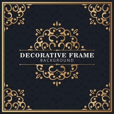 Elegant decorative frame design background