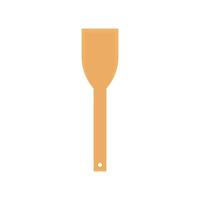 Wooden cooking spatula. Kitchen Tool. Vector illustration, isolated on white background