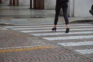 Crosswalk in a City photo