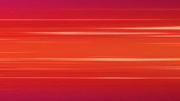 Animation white speed line horizontal on red background. video
