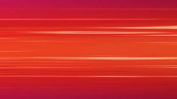 Animation white speed line horizontal on red background. video