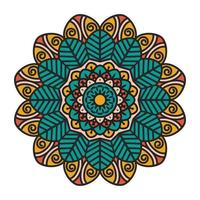Coloring Mandala illustration pattern background vector