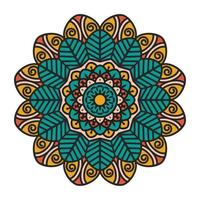 Coloring Mandala illustration pattern background vector