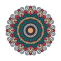 Coloring Mandala illustration pattern background vector