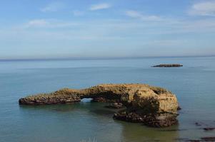 marea baja, biarritz vizcaya foto