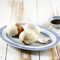 Hard Boiled Chinese Marbled or Tea Eggs photo