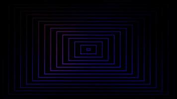 Animation blue speed lines effect on black background. video