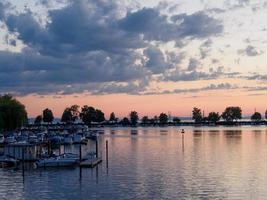 the city of Lindau at the lake constance photo