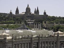 The city of Barcelona in spain photo