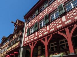 Meersburg at the lake constance in germany photo