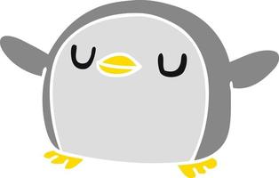 cartoon kawaii of a cute penguin vector