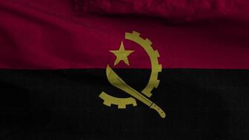 Angola Flag Loop Background 4K video