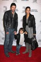 LOS ANGELES, OCT 25 -  Greg Vaughn and Family arrives at the Full of Love  Book Launch Party at SLS Hotel on October 25, 2010 in Beverly Hills, CA photo