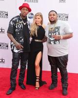 LOS ANGELES, NOV 23 -  YG, Fergie, DJ Mustard at the 2014 American Music Awards, Arrivals at the Nokia Theater on November 23, 2014 in Los Angeles, CA photo