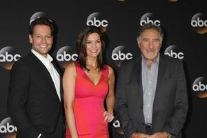 LOS ANGELES, JUL 15 -  Ioan Gruffudd, Alana De La Garza, Judd Hirsch at the ABC July 2014 TCA at Beverly Hilton on July 15, 2014 in Beverly Hills, CA photo