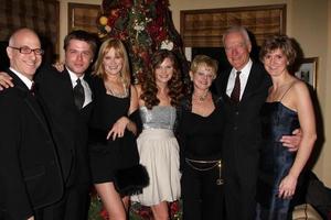 LOS ANGELES, DEC 11 -  Marie Tom, David Tom, Heather Tom, Nicholle Tom, friends at Heather Tom s Annual Christmas Party 2010 at Private Home on December 11, 2010 in Glendale, CA photo