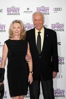 LOS ANGELES, FEB 25 -  Christopher Plummer arrives at the 2012 Film Independent Spirit Awards at the Beach on February 25, 2012 in Santa Monica, CA photo