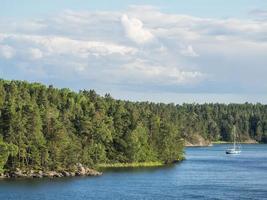 Stockholm and the baltic sea in sweden photo