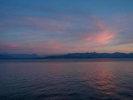 lindau at the lake constance in germany photo