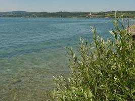 Meersburg at the lake constance in germany photo