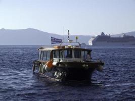 santorini island in greece photo