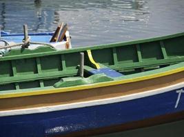 Marsaxlokk harbor on malta island photo