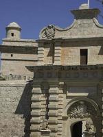 the old city of Mdina on malta photo