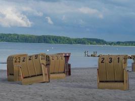 the city of Eckernfoerde at the baltic sea photo