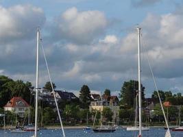 the city of Eckernfoerde at the baltic sea photo