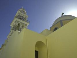 santorini island in greece photo