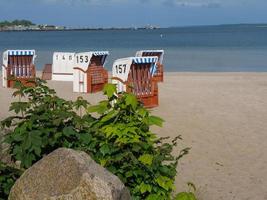 the city of Eckernfoerde at the baltic sea photo