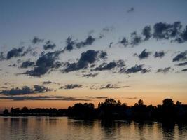 the city of Lindau at the lake constance photo