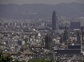 la ciudad de barcelona en españa foto