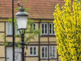 Ystad city at the baltic sea in sweden photo