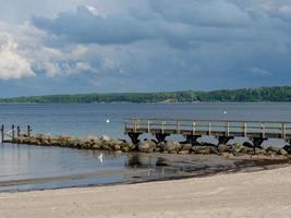 the city of Eckernfoerde at the baltic sea photo