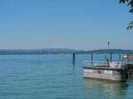 Meersburg at the lake constance in germany photo