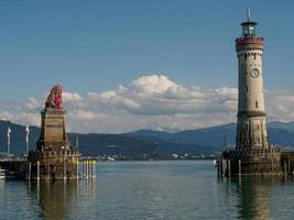 the city of Lindau at the lake constance photo