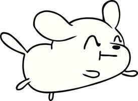 cartoon kawaii of a cute dog vector