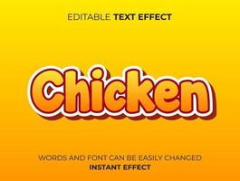 text effect design template vector