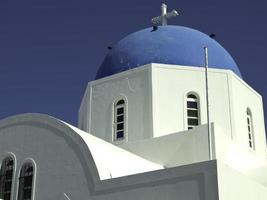 isla de santorini en grecia foto